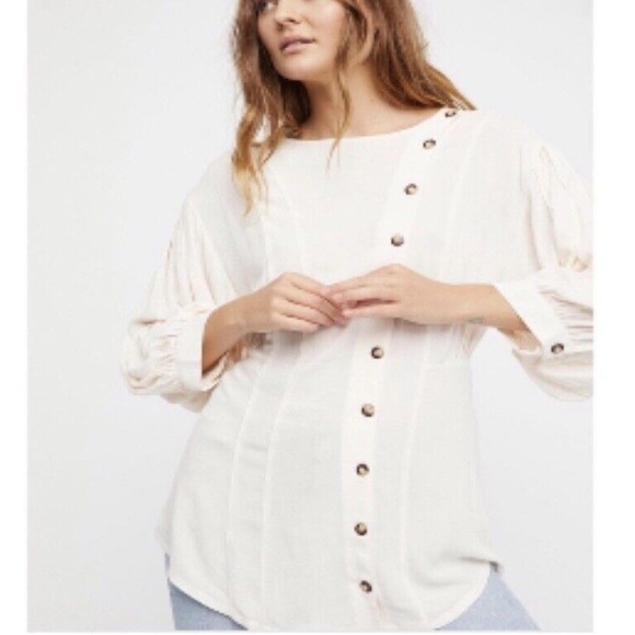 (A11) Free People Get Together Tunic Ivory, Size XS, NEW - Picture 7 of 7